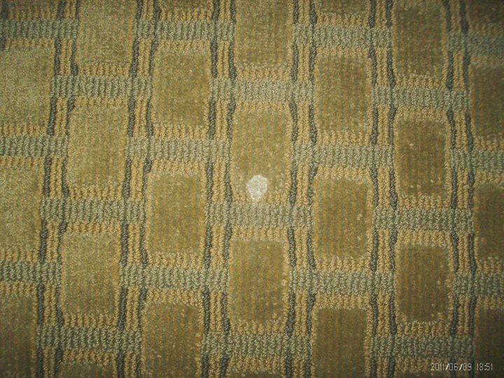 white spot on carpet