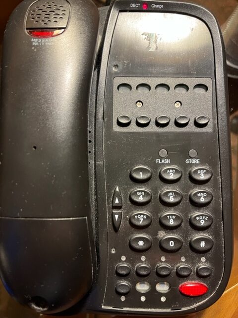 Another Jacked Up Hotel Phone In Albuquerque